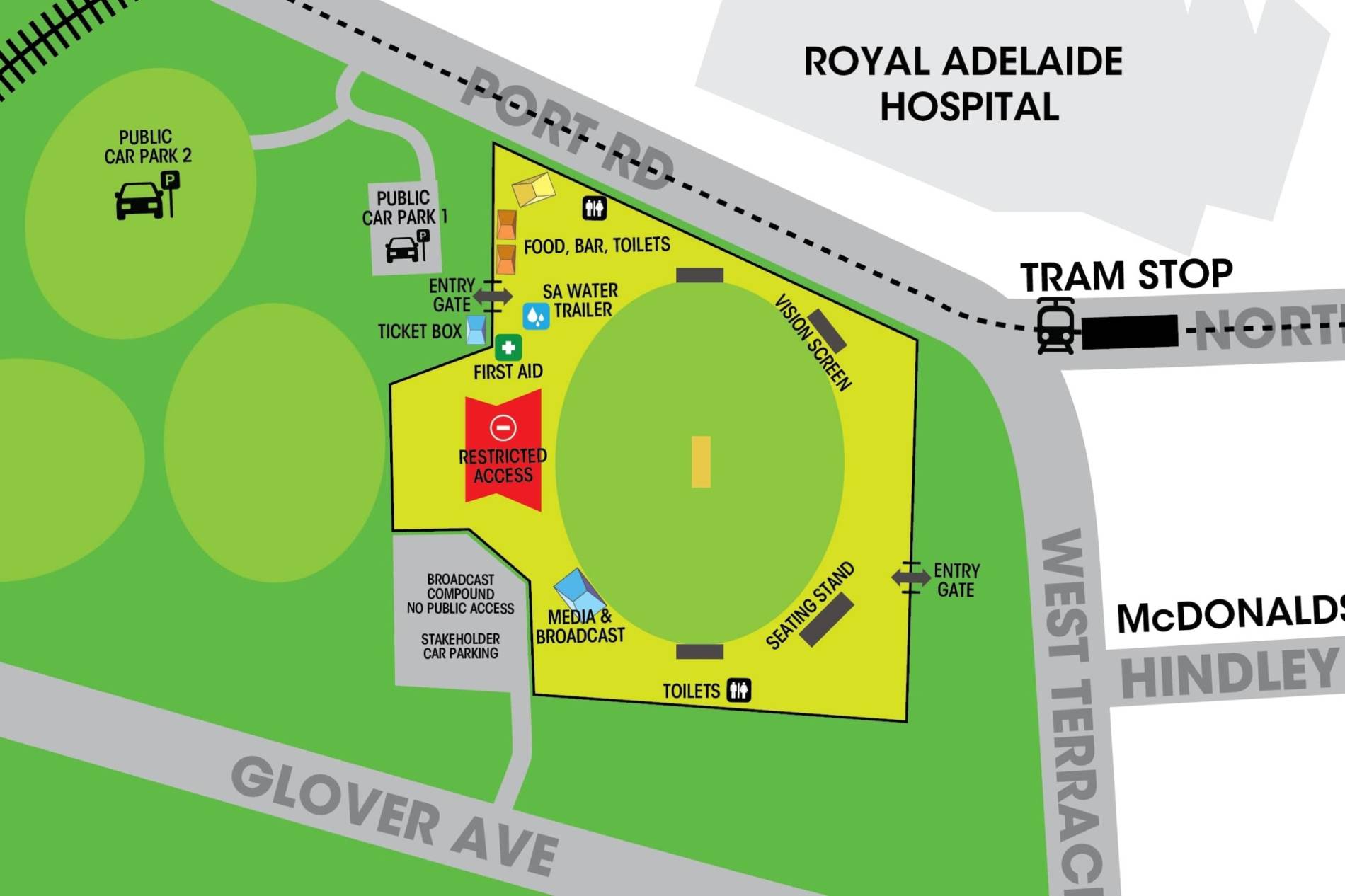 Karen Rolton Oval Map