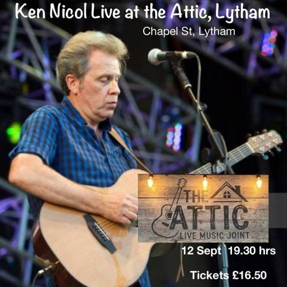 Ken Nicol at the Attic, Lytham