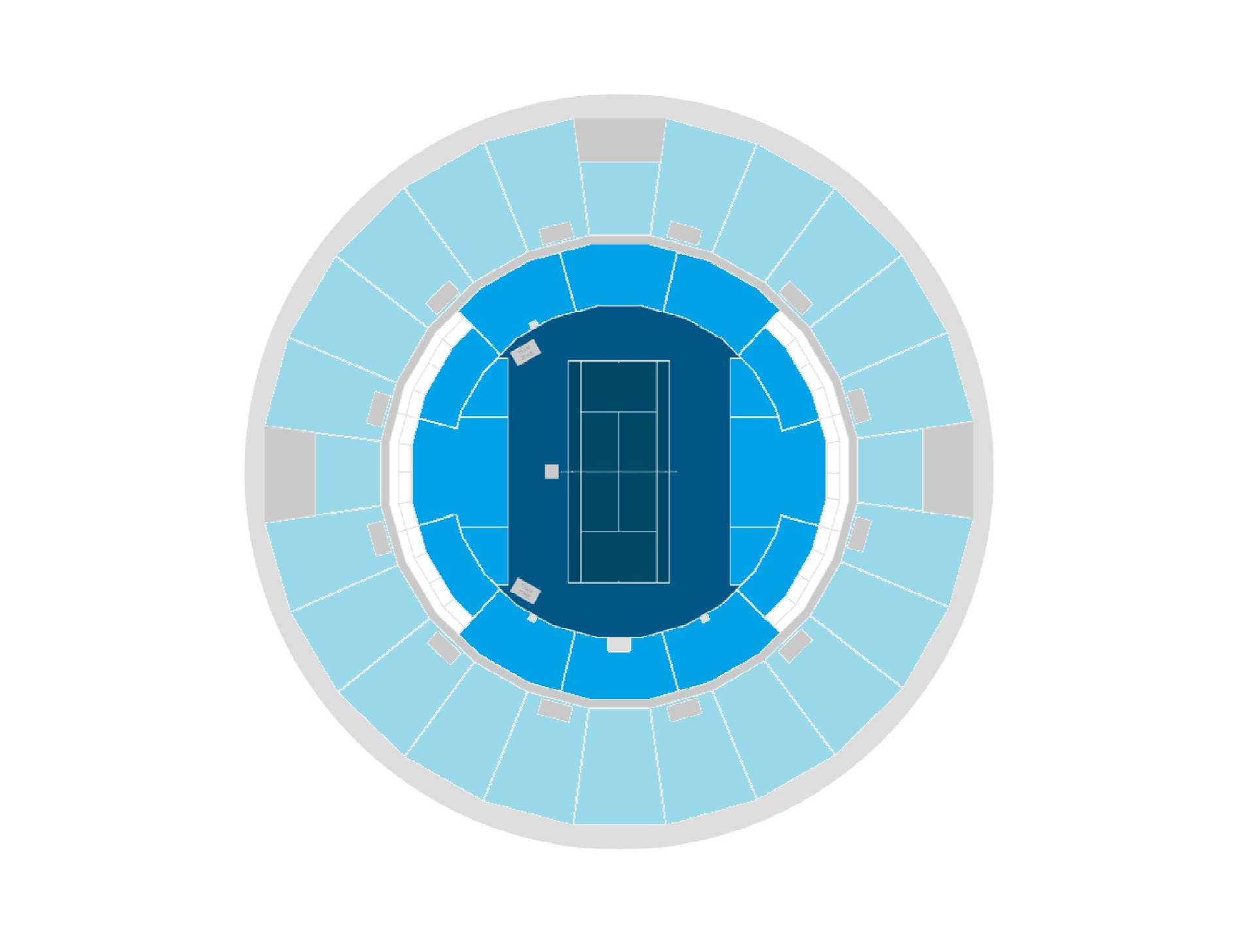 Sydney Olympic Park Tennis Centre Map