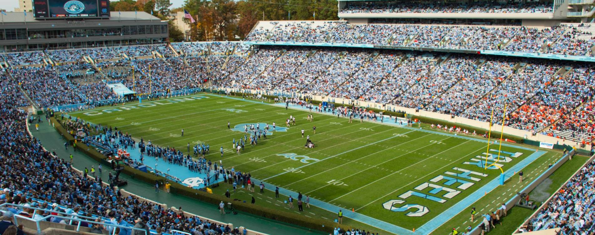 Kenan Memorial Stadium is located in Chapel Hill, North Carolina
