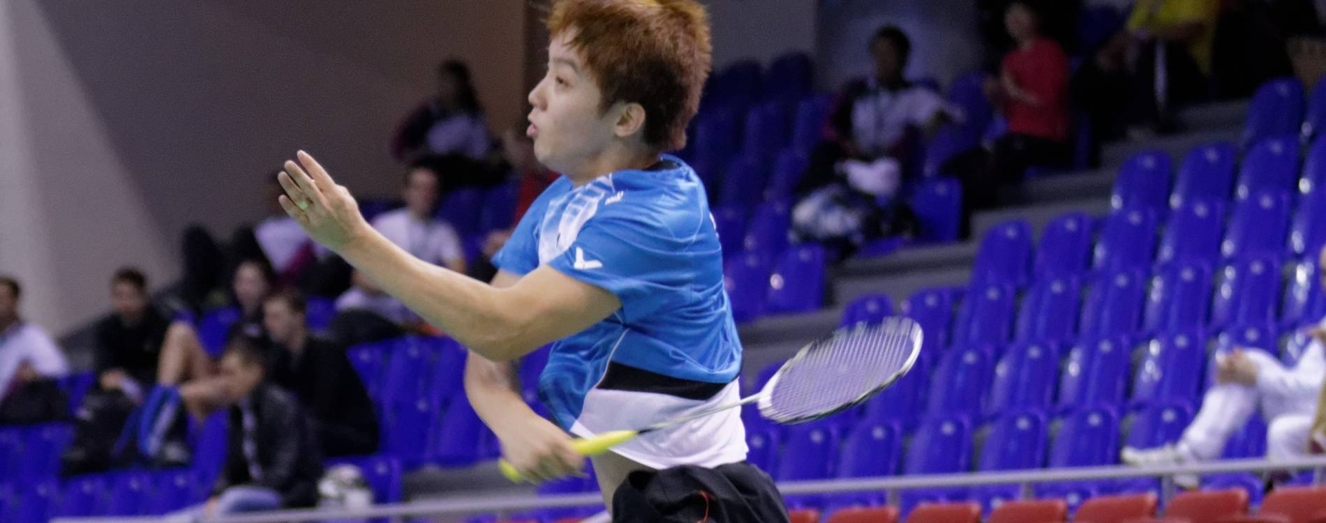Kim Sa-Rang competing during the Yonex French Open