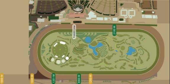King Abdulaziz Racecourse Map