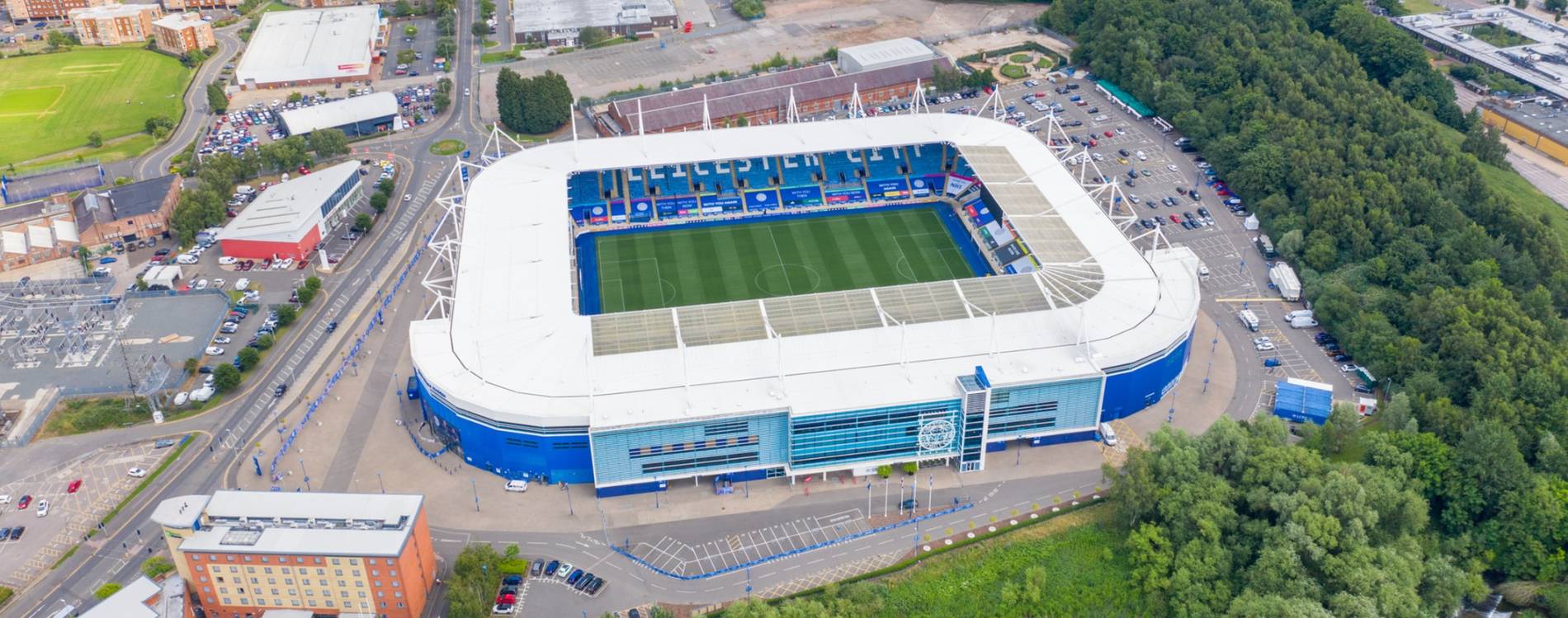 King Power Stadium from the air