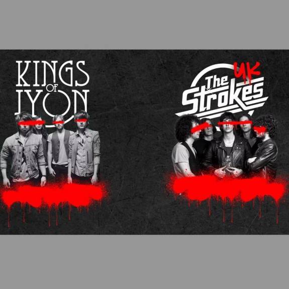 Kings of Leon and The Strokes performed LIVE at Camp and Furnace
