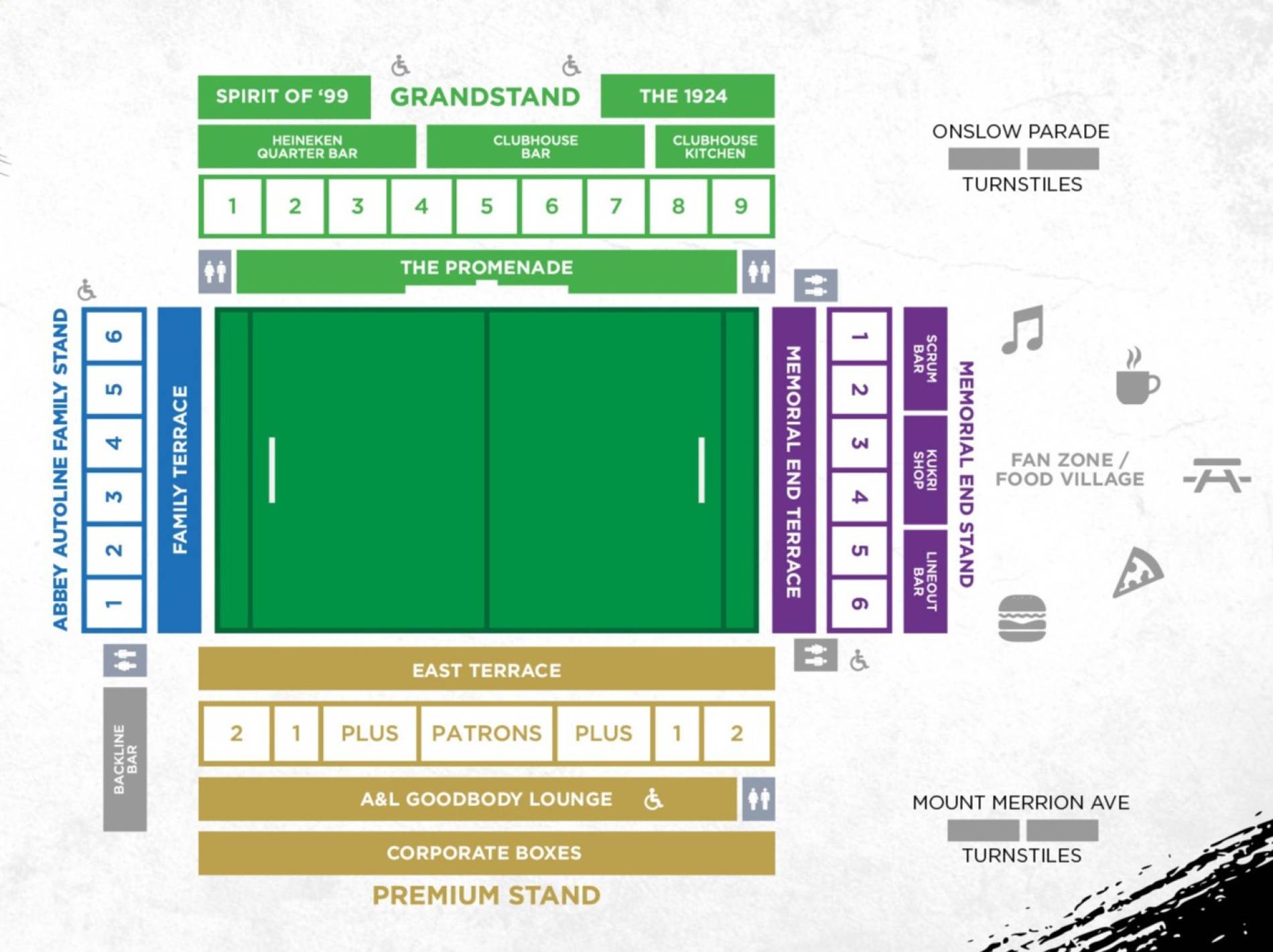 Affidea Stadium Map