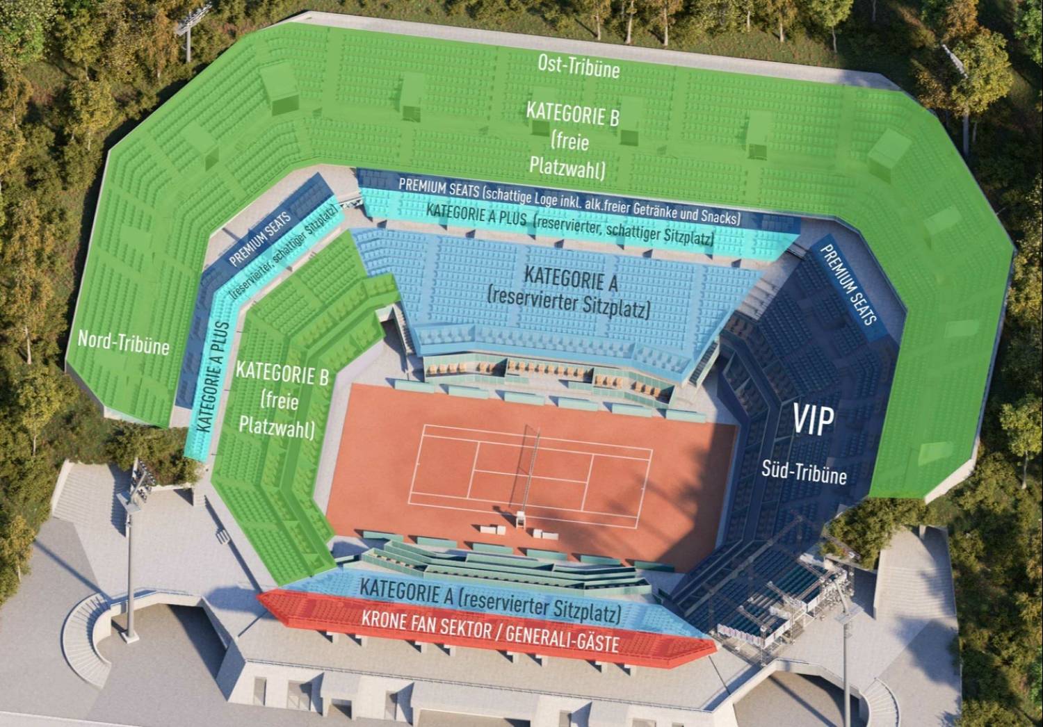 Kitzbühel Tennis Club Map