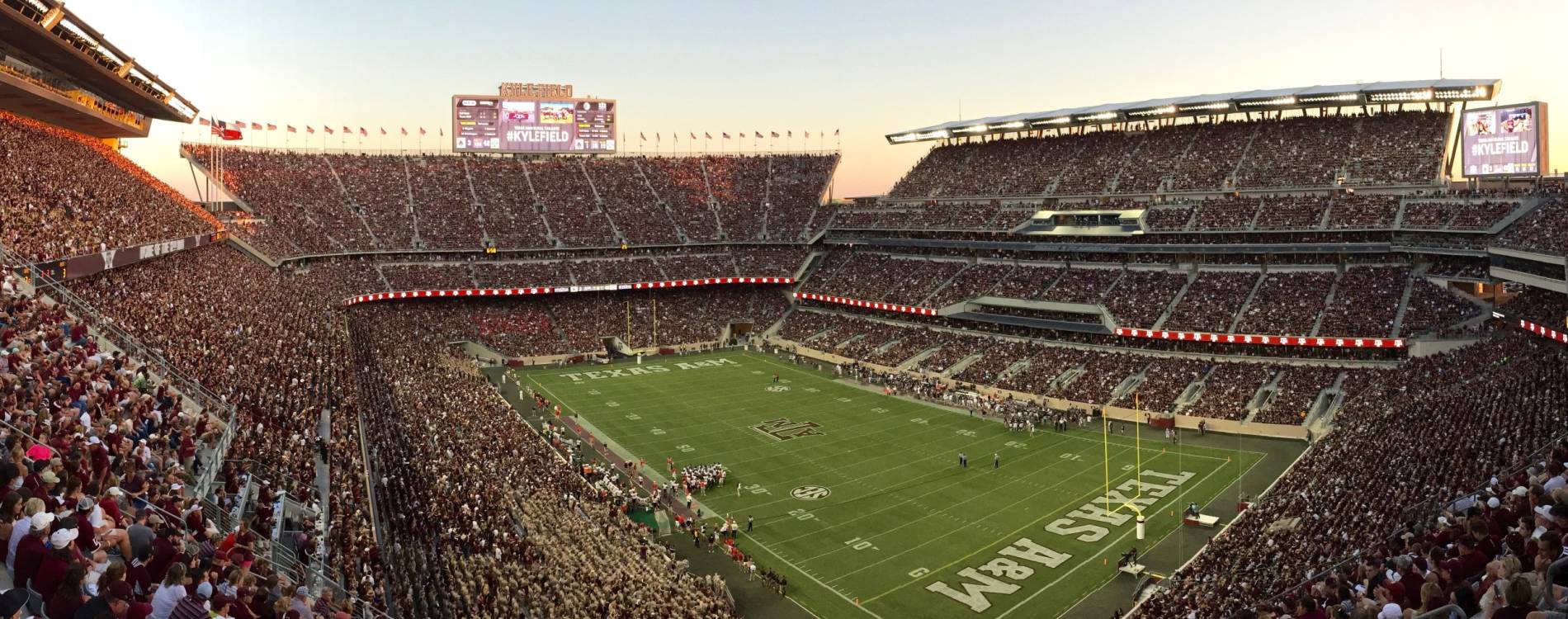 Kyle Field is home to the Texas A&M Aggies football team