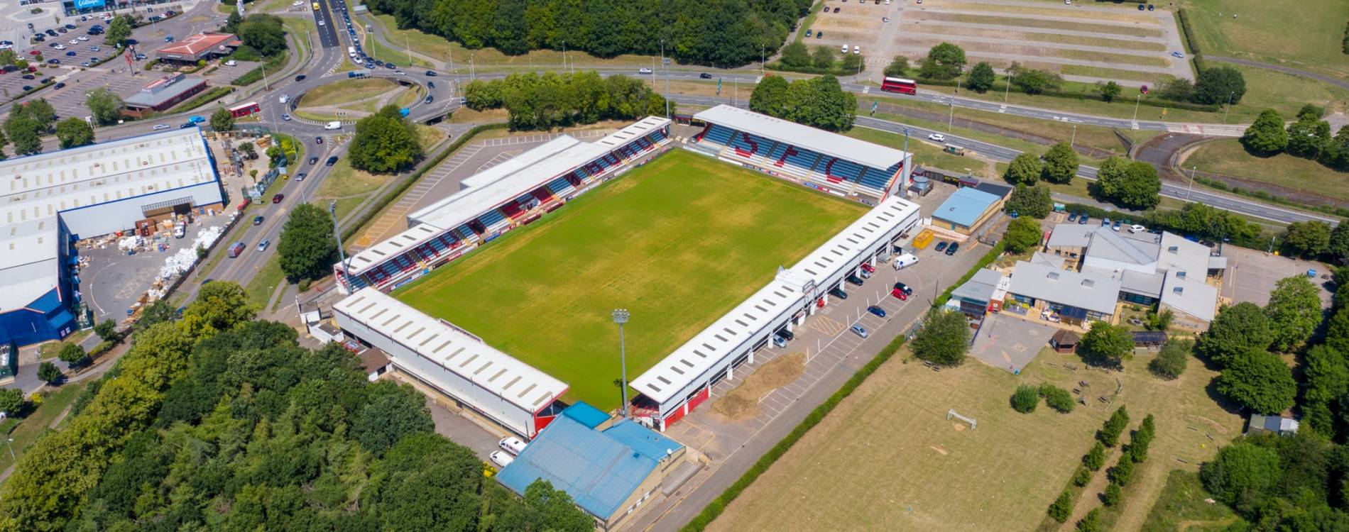 Lamex Stadium has been home to Stevenage FC since 1980