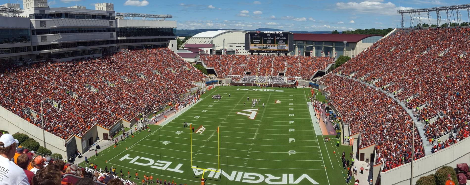 Lane Stadium is home to the Virginia Tech Hokies college football team