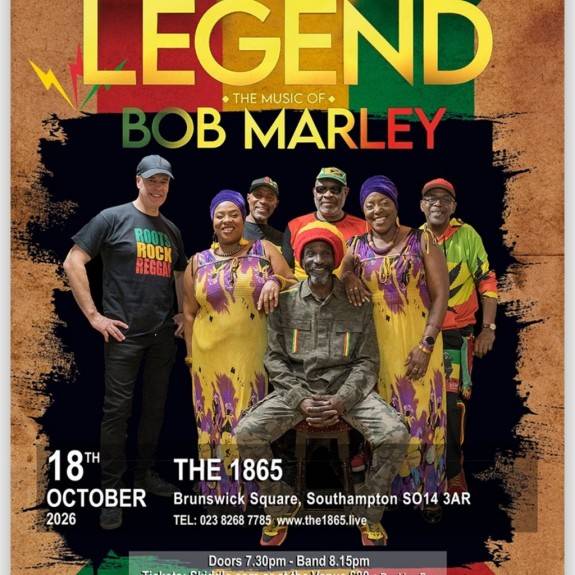 Legend live presents the music of Bob Marley at the 1865