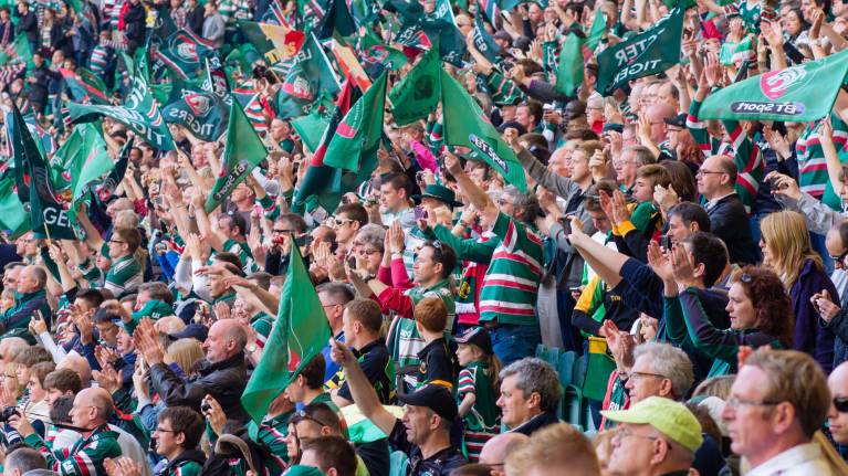 Leicester Tigers fans
