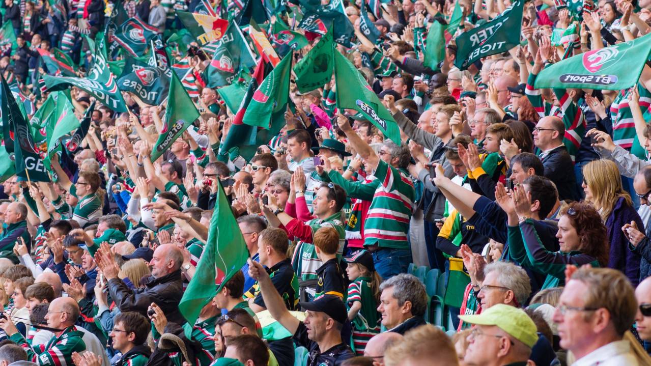 Leicester Tigers fans
