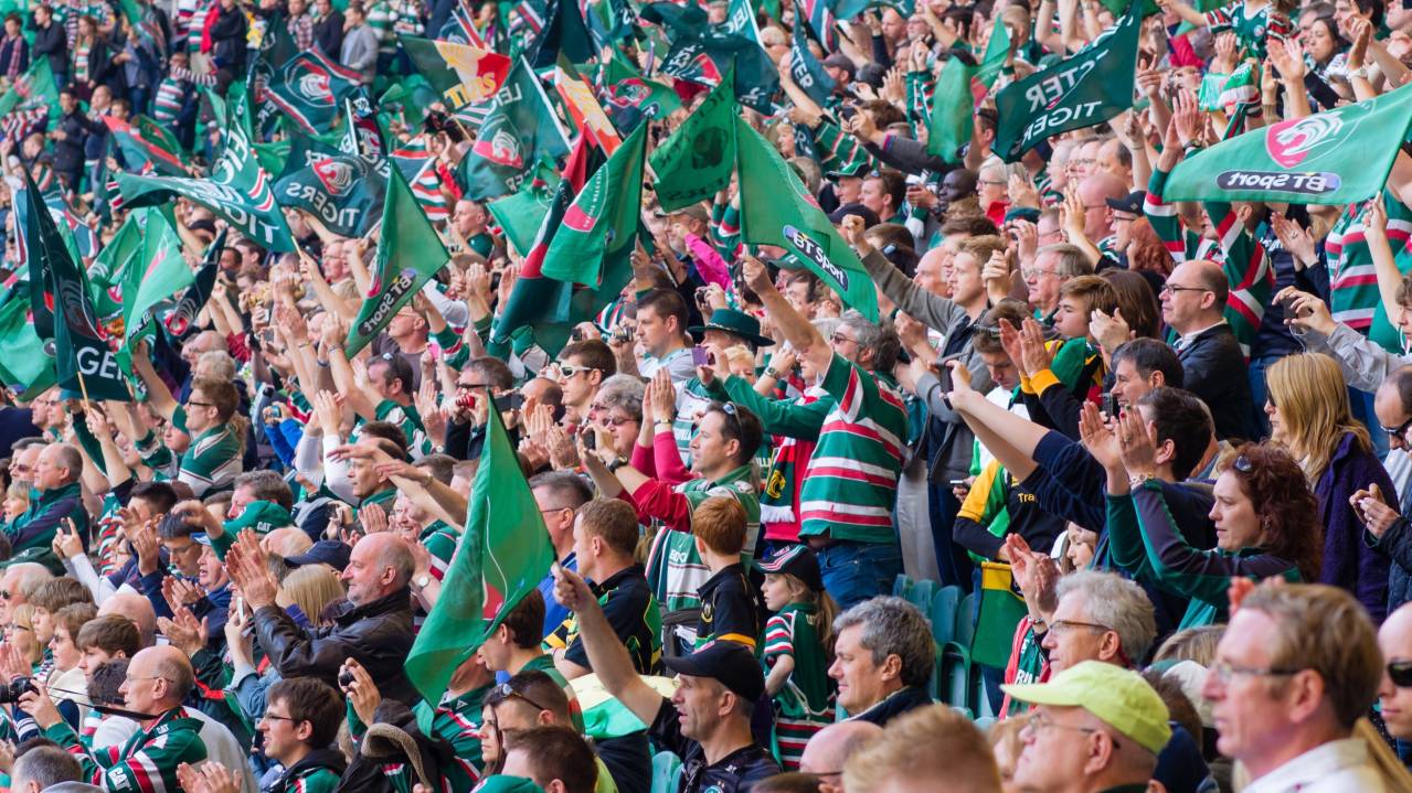 Leicester Tigers fans