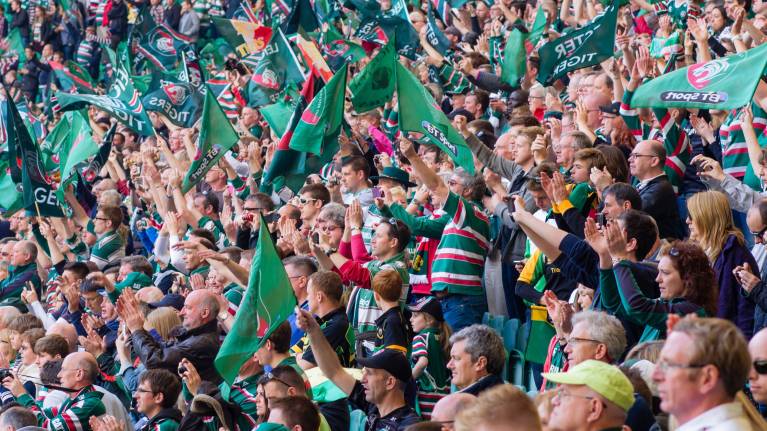 Leicester Tigers fans