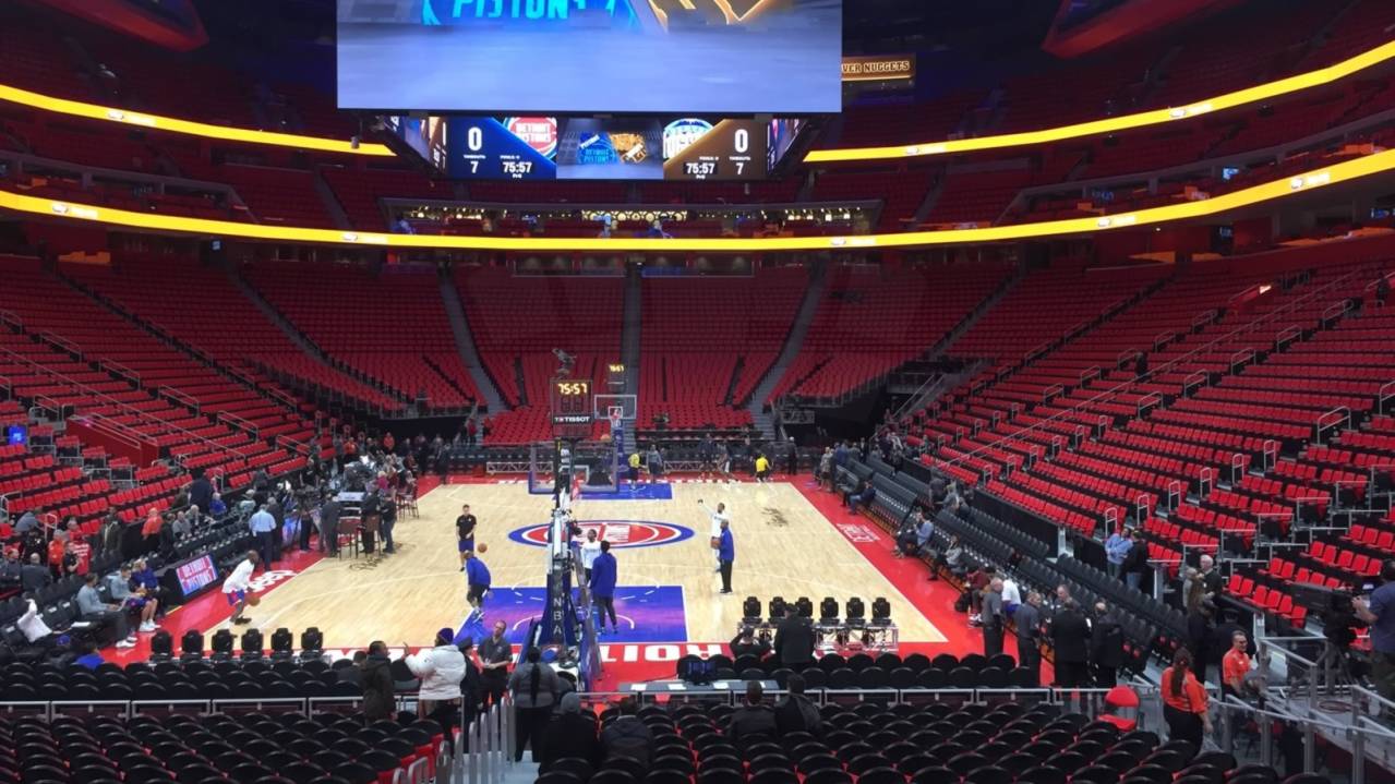 Lower 100 Level Detroit Pistons V Orlando Magic 24 Feb 2024   Little Caesars Arena Lower Level V2 8553 