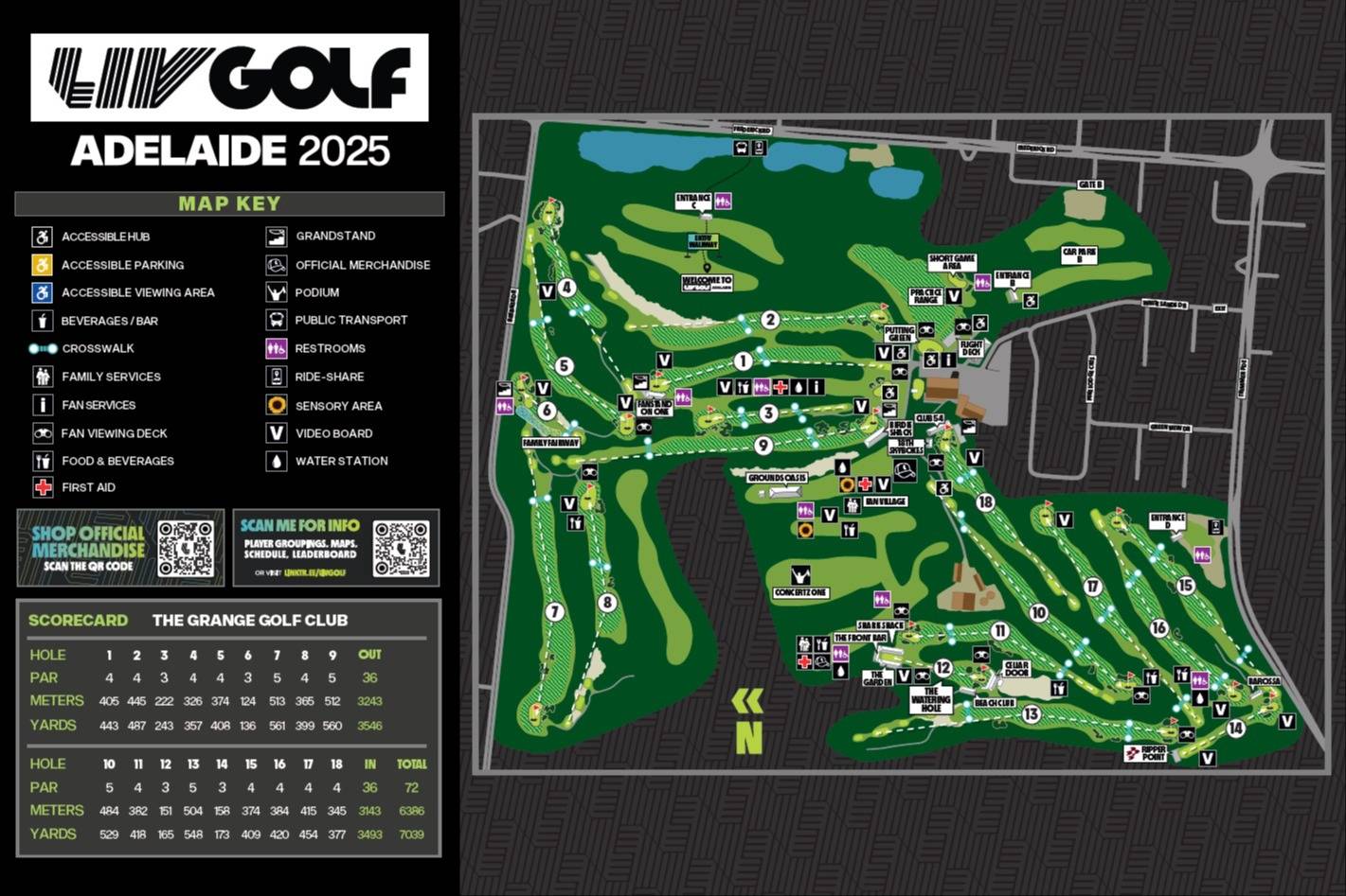 TRAVEL PARKING LIV Golf Adelaide 26 28 Apr 2024 The Grange 