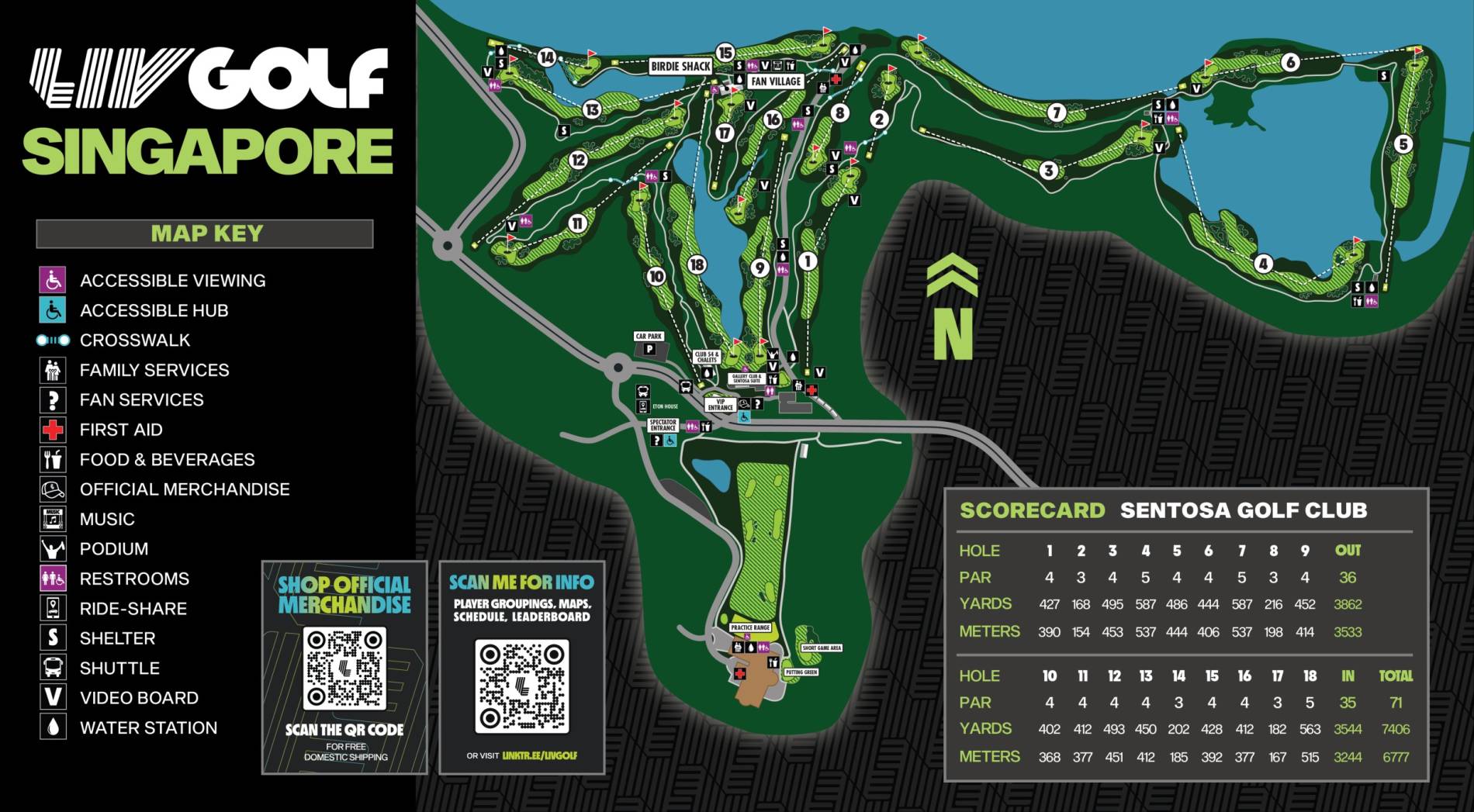 Sentosa Golf Club Map