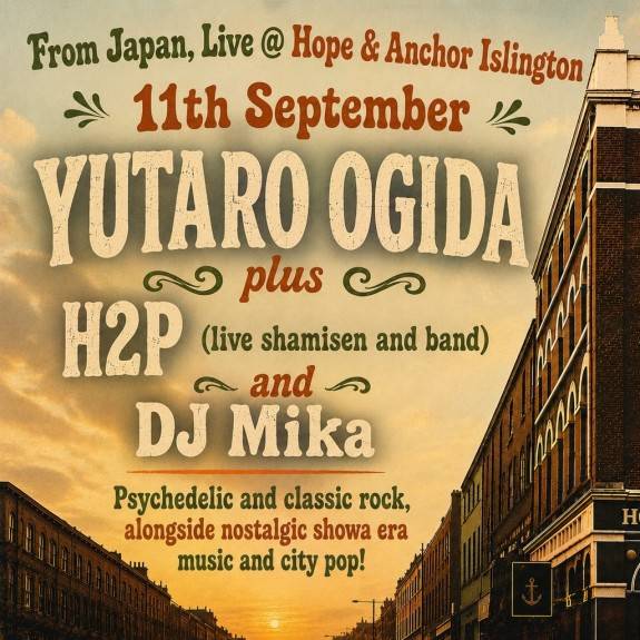 Live from Japan: Yutaro Ogida, + H2P live shamisen and DJ Mika