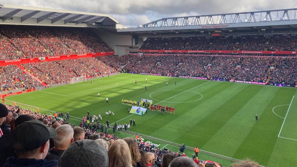 Liverpool line up against Burnley at Anfield