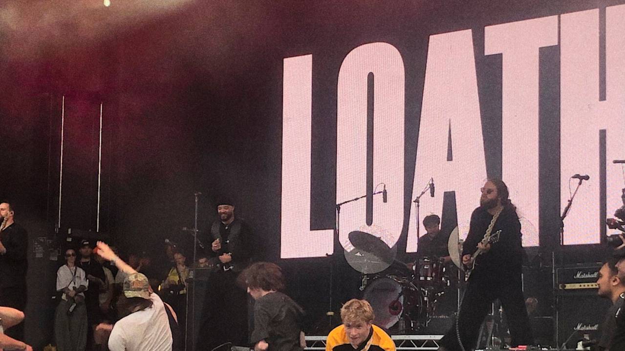 Loathe performing at Outbreak Festival
