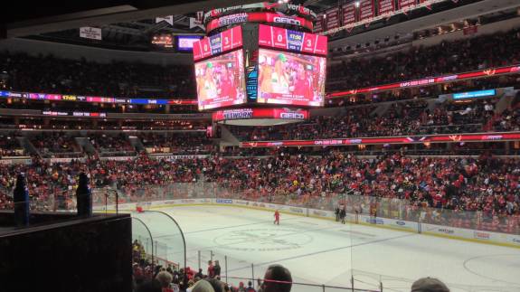 Loge Level seating from Section 104 at Capital One Arena