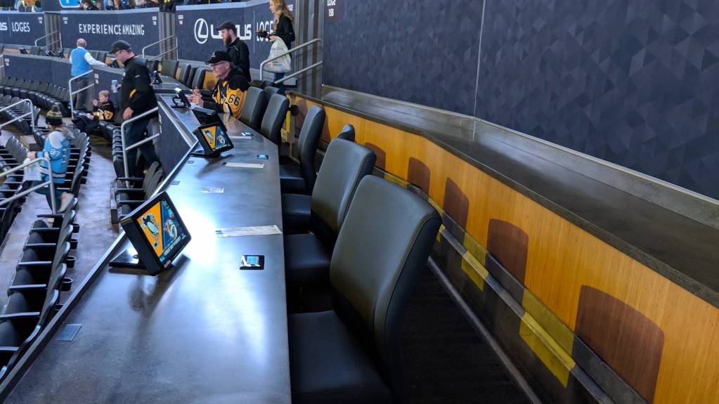 Loge seating at PPG Paints Arena