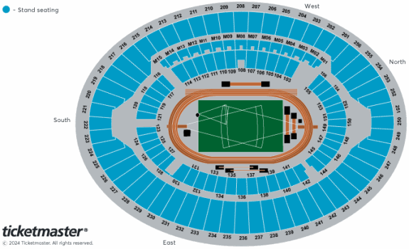 London Stadium Map