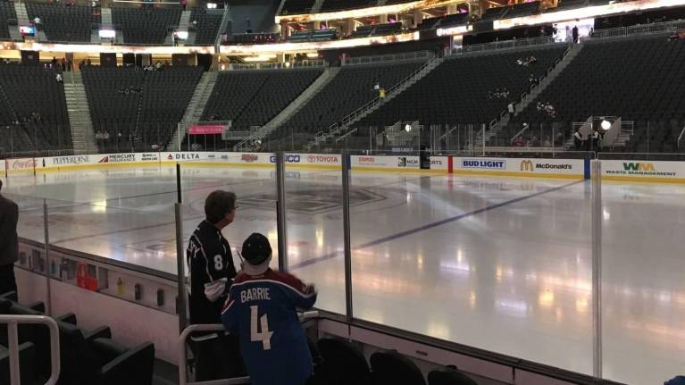 Looking down at Dream Seats at T-Mobile Arena