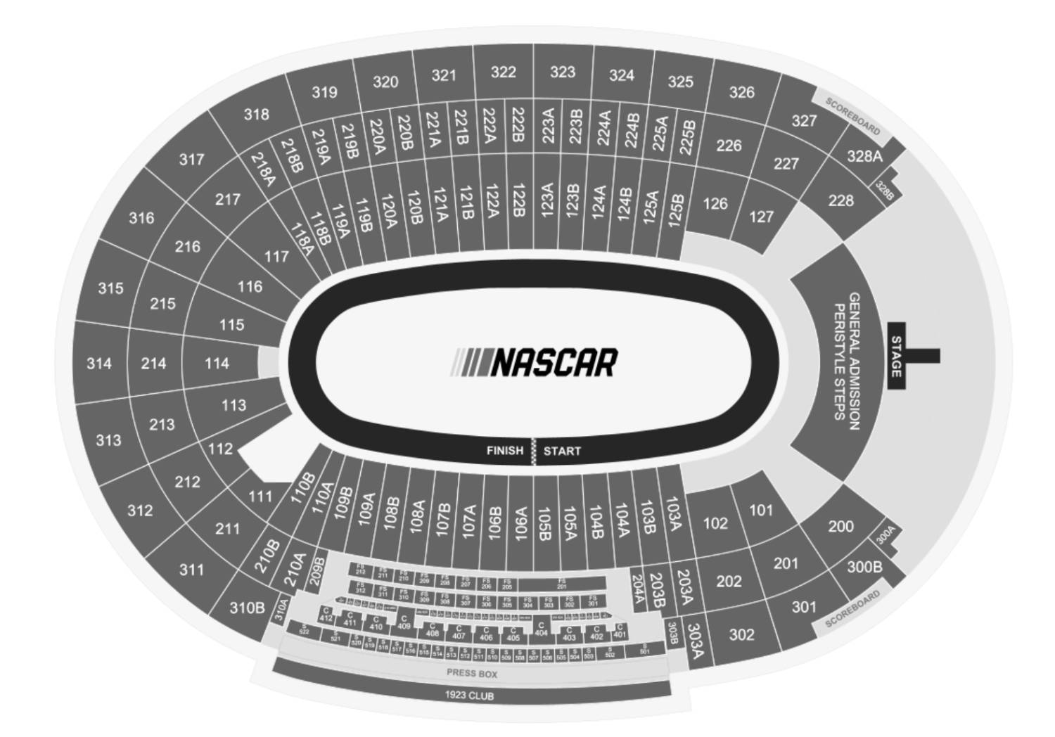 Lower (Section 100) Busch Light Clash at the LA Coliseum Feb 2025