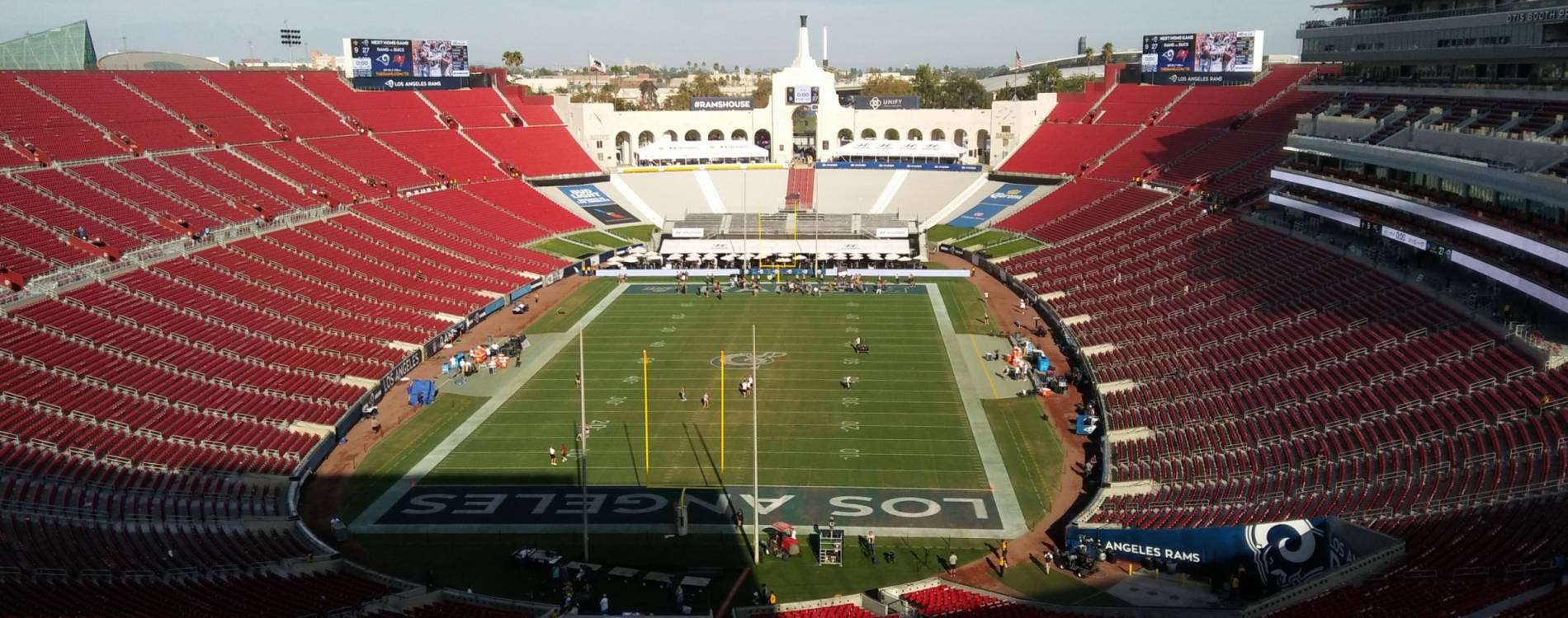 Los Angeles Memorial Coliseum is home to the USC Trojans football team