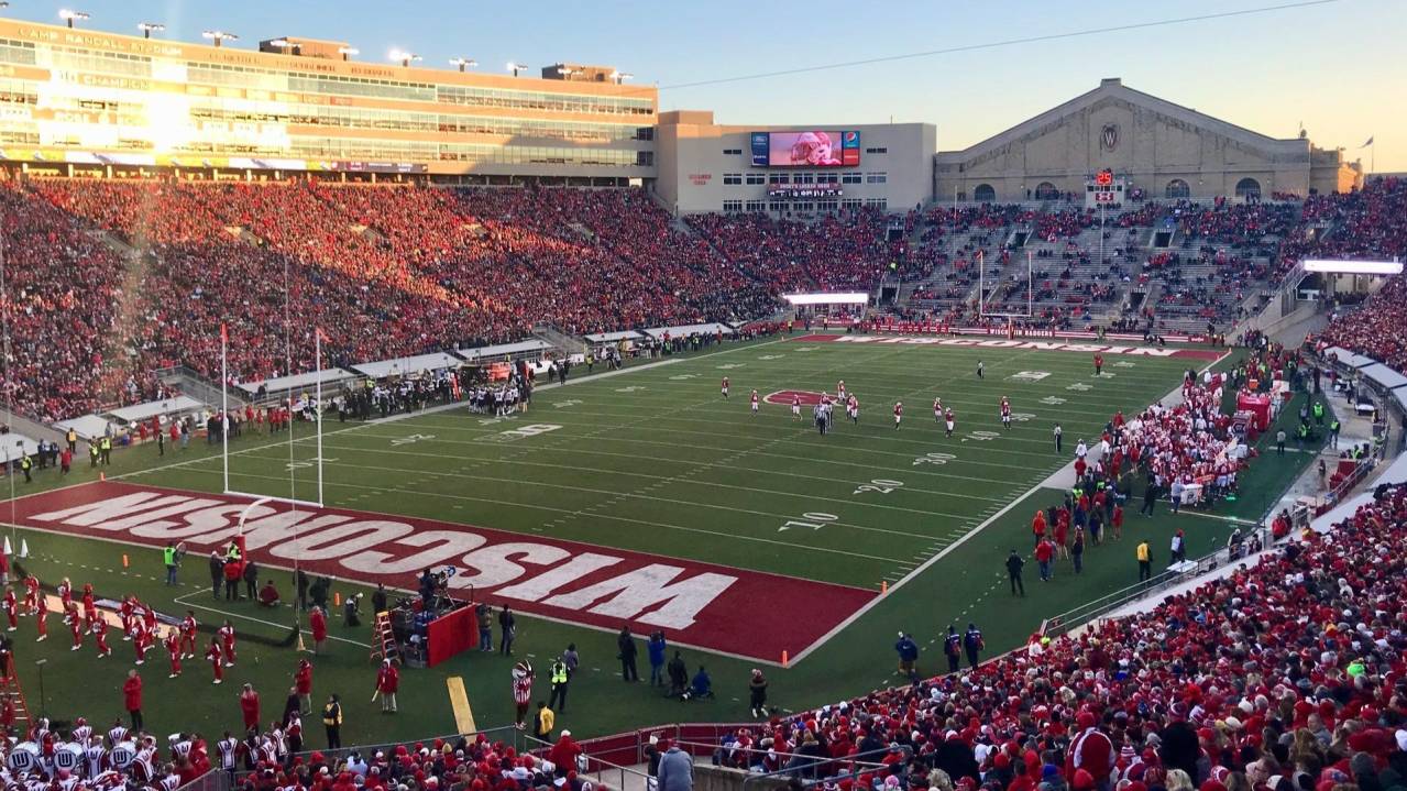 Lower (Sections A-Z) | Wisconsin Badgers Football Vs South Dakota ...