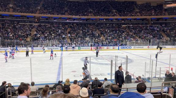 Lower Level Club Section 116 at Madison Square Garden