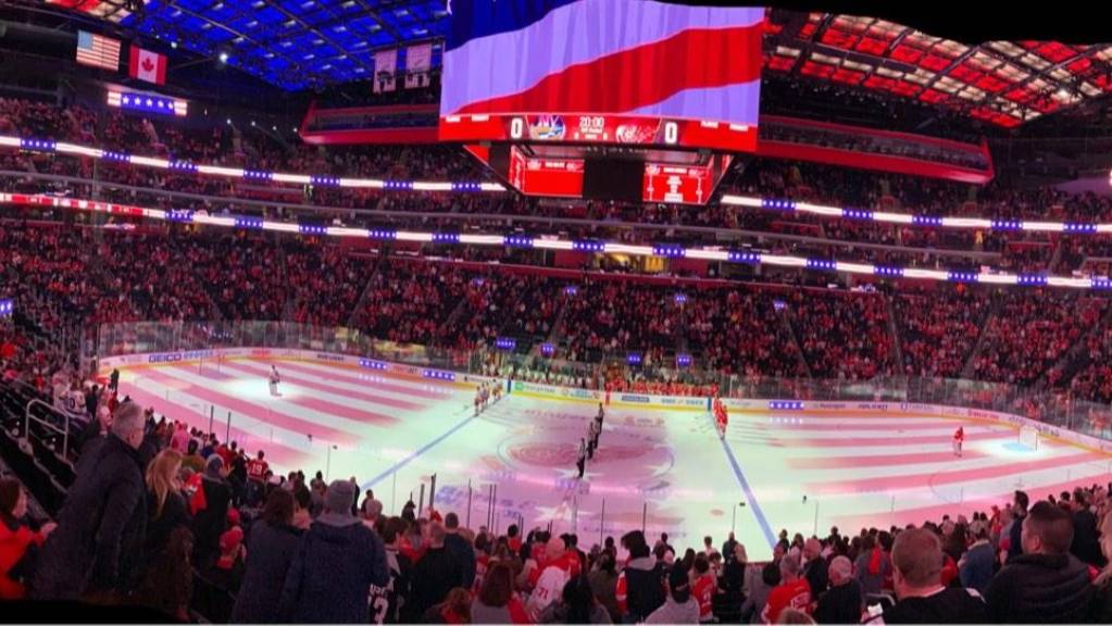 Lower Level Section 109 at Little Caesars Arena