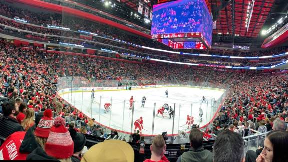 Lower Level Section 114 at Little Caesars Arena