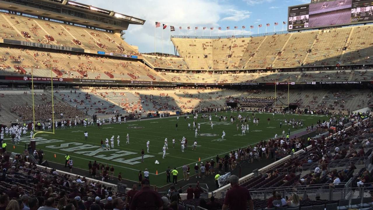 Lower (100 Level) Texas A&M Aggies Football vs Utah State Aggies Football 6 Sep 2025 Kyle