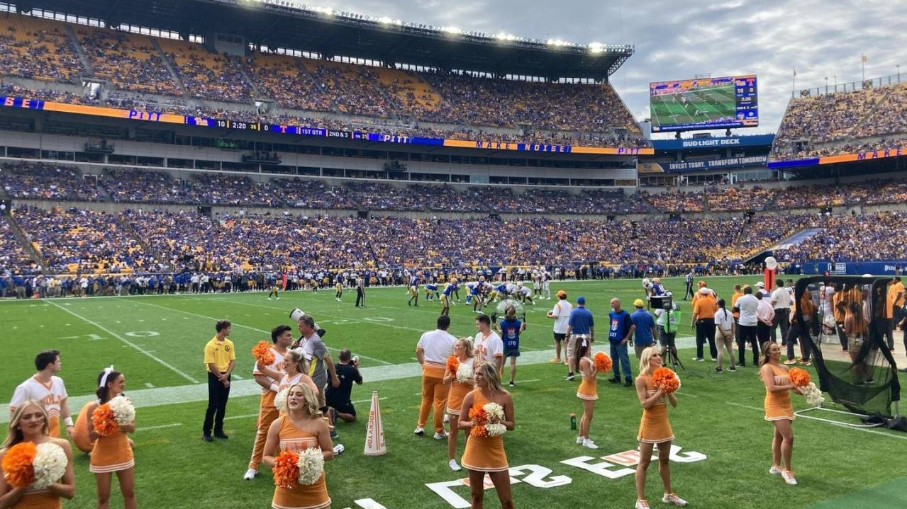 Lower (100 Level) Pittsburgh Panthers Football vs West Virginia