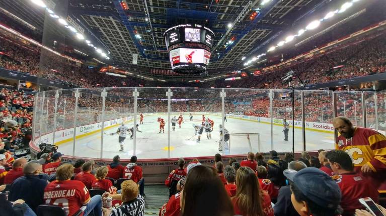 Lower Section 104 at Scotiabank Saddledome