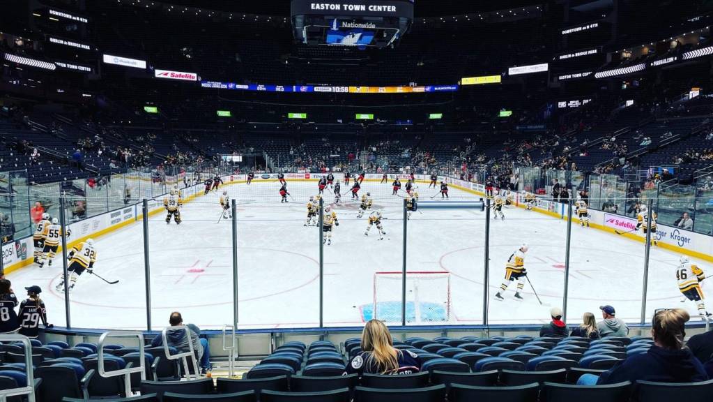 Lower Section 109 at Nationwide Arena