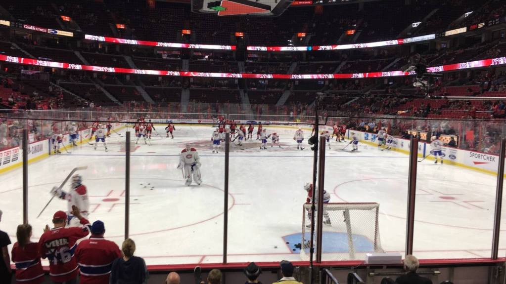 Lower Section 111 at Canadian Tire Centre