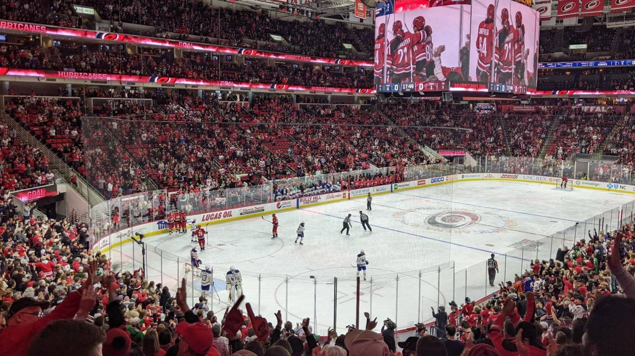 Lower Section 124 at PNC Arena
