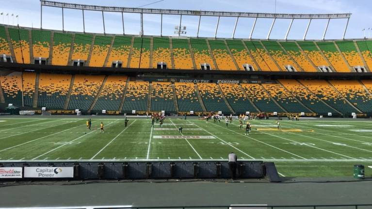 Lower Sideline Section V at Commonwealth Stadium