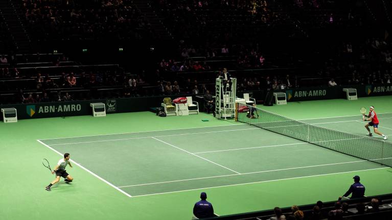 Lower Tier seating at the ABN AMRO Open