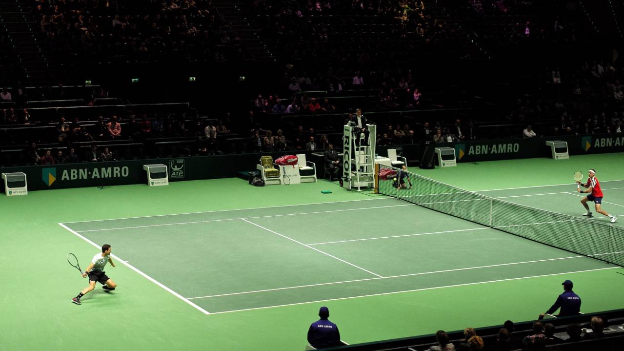Lower Tier seating at the ABN AMRO Open