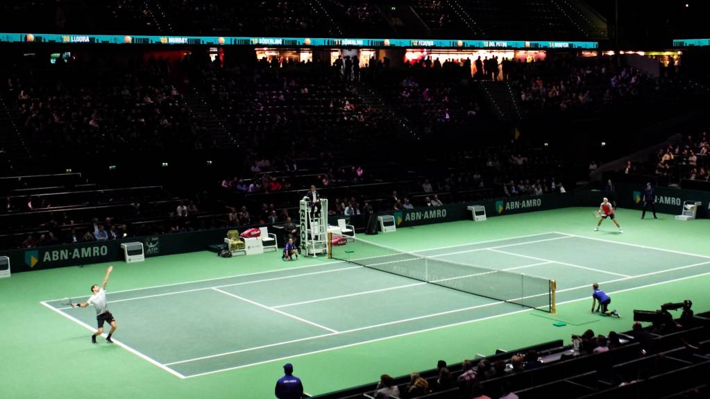 Lower Tier seating at the ABN AMRO Open