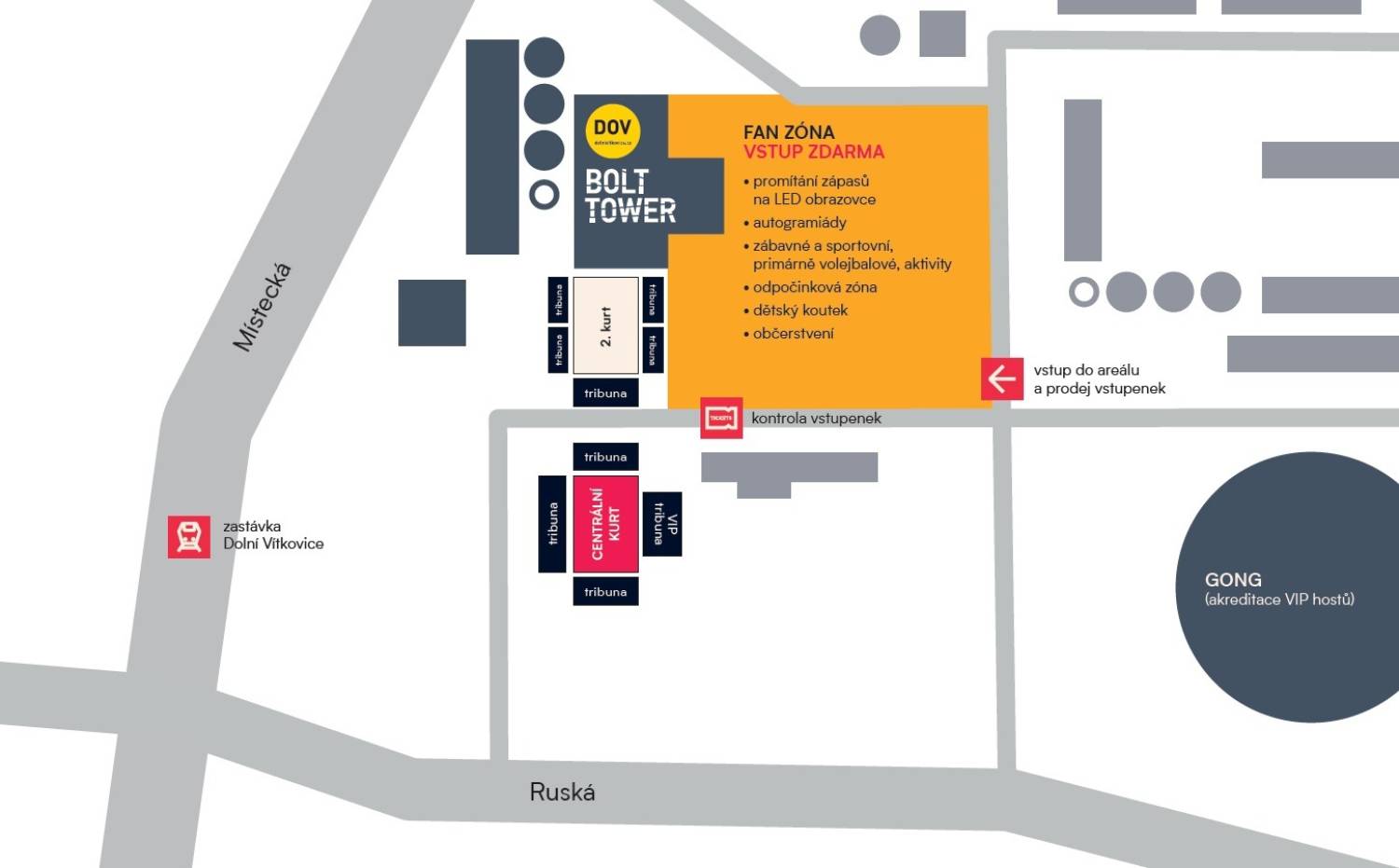 Lower Vitkovice Industrial Park Map