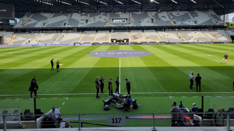 Lower.com Field before a game