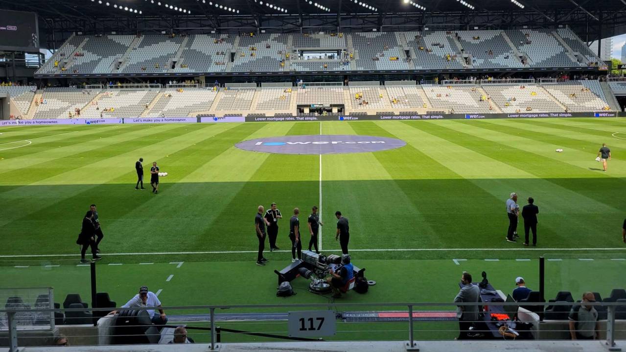 Lower.com Field before a game