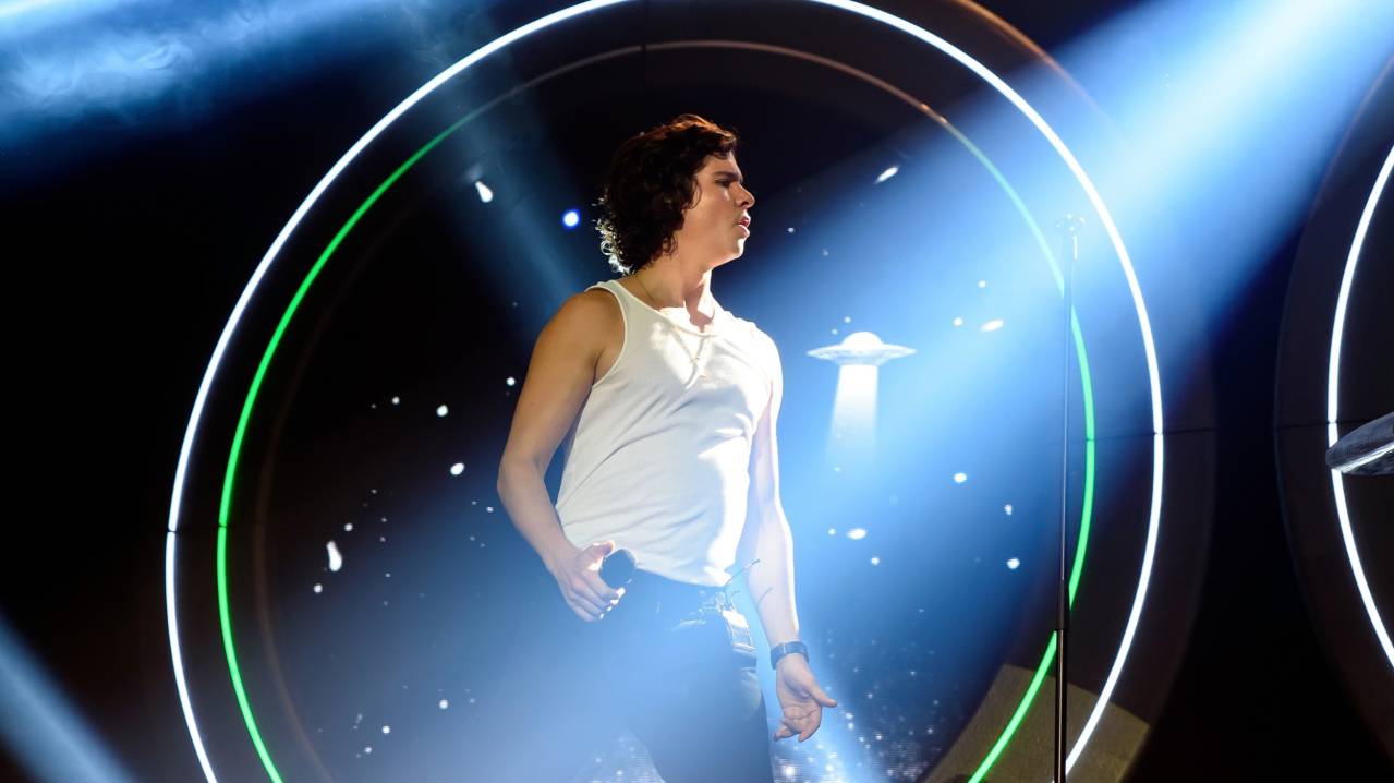 Lukas Graham band perform in concert at Apolo