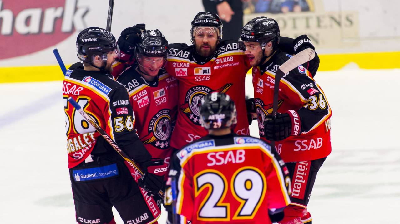 Luleå Hockey celebrate