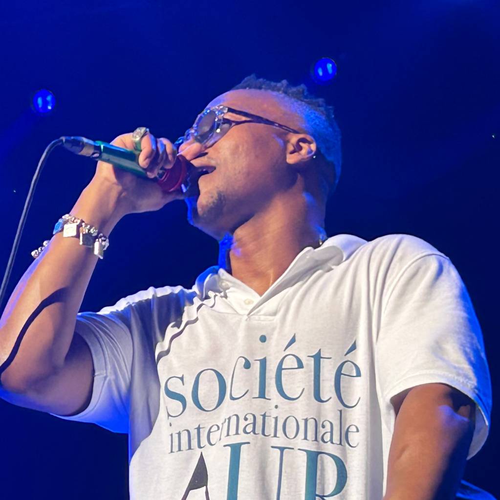 Lupe Fiasco performing at Ovation Hall in Atlantic City